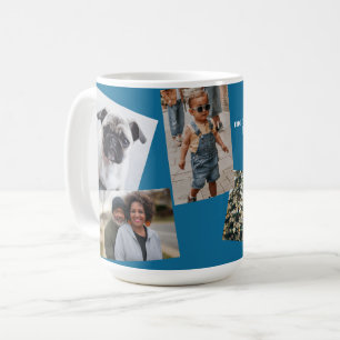Taza De Café Mug personalizado de 5 fotos