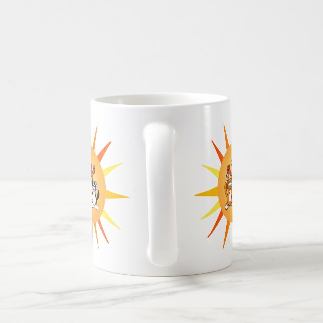 Taza De Café Mug Personalizado de gato y perro (Mango)
