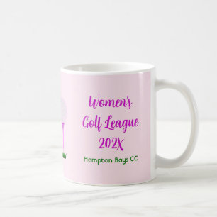 Taza De Café Mug personalizado de la Liga Femenina de Golf