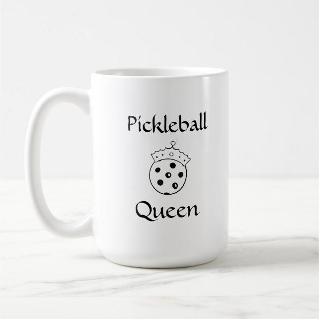 Taza De Café Mug personalizado de la "Reina del baloncesto" (Izquierda)
