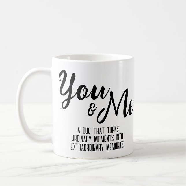 Taza De Café Mug personalizado para ti y yo (Izquierda)