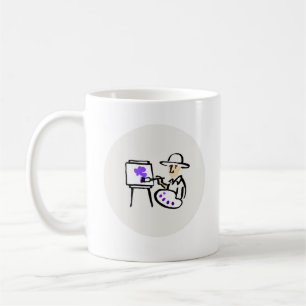 Taza De Café Mug. pintor