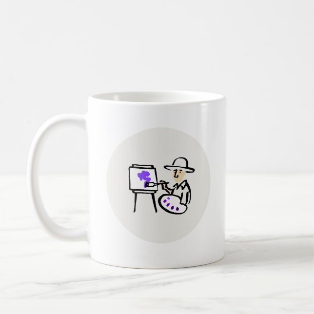 Taza De Café Mug. pintor (Izquierda)