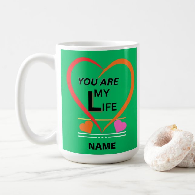 Taza De Café Mug por tu ser querido (Con donut)
