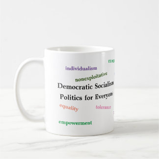 Taza De Café Mug por un socialista democrático