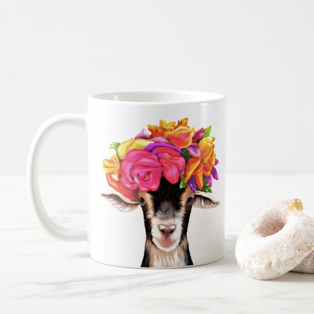 Taza De Café Mug - Posey y Lily los Cabras (Con donut)