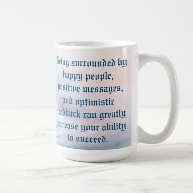 Taza De Café Mug positivo de reflexión (Derecha)