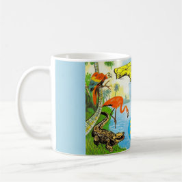 Taza De Café Mug postal ilustrado de Florida