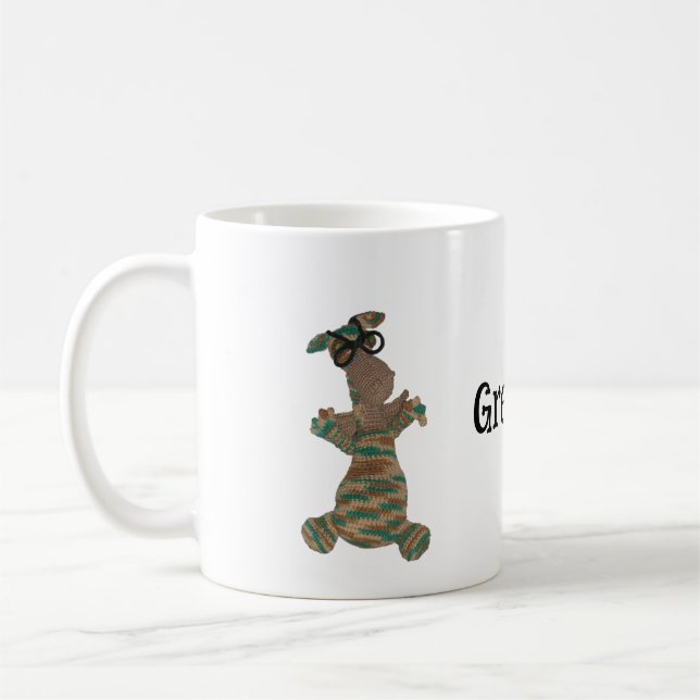 Taza De Café Mug - Profesor Dragón con nombre (Izquierda)