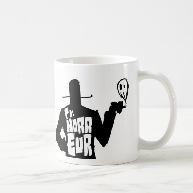 Taza De Café mug profesor horror (Derecha)