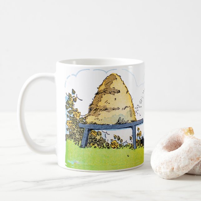 Taza De Café Mug promocional de miel de abeja veneciana editabl (Con donut)