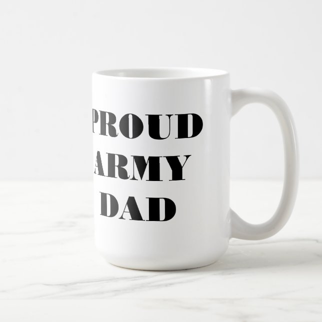 Taza De Café Mug Proud Army Dad (Derecha)