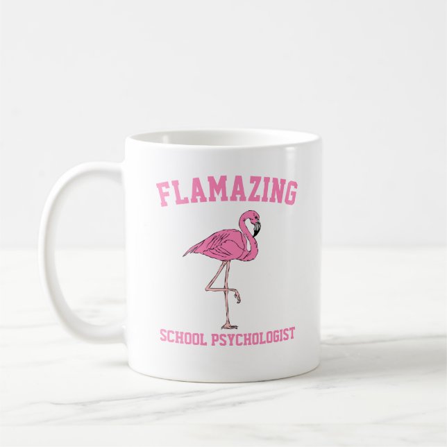 Taza De Café Mug, psicólogo de la escuela de flamación (Izquierda)