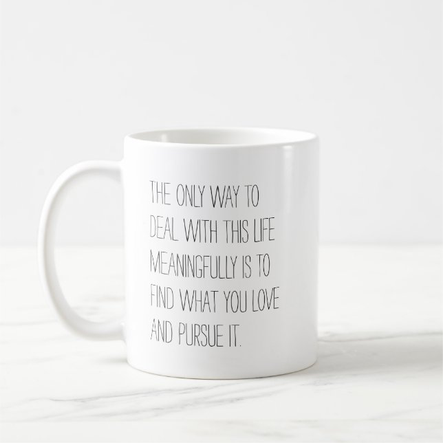 Taza De Café Mug Pursuit Significativo (Izquierda)
