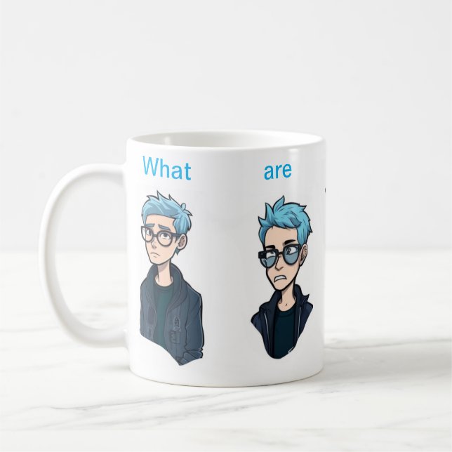 Taza De Café Mug ¿Qué eres hoy? (Izquierda)