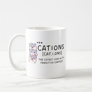 Taza De Café Mug. química, idea de regalo de química, catión