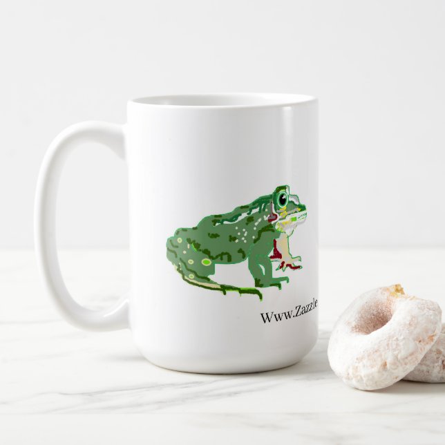 Taza De Café Mug: Ranas (Con donut)