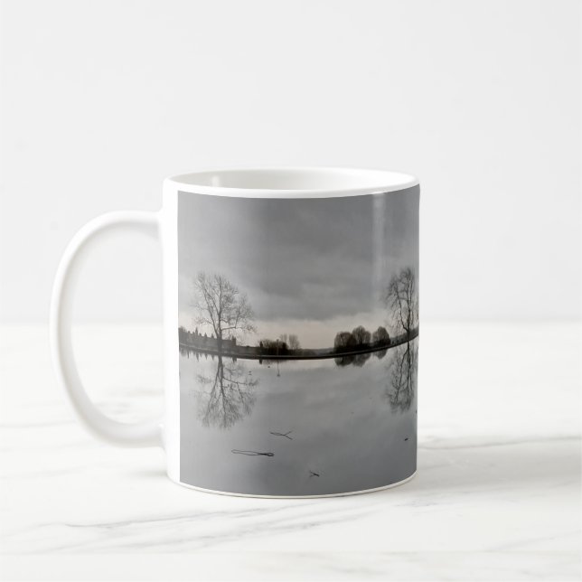 Taza De Café Mug. reflectantes del lago (Izquierda)