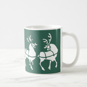 Taza de café Mug Reno Navideño Regalos Navideños F