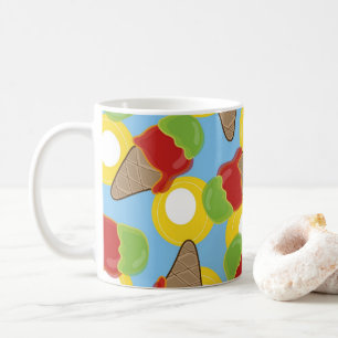 Taza De Café Mug retro de helado de cerezo y cal