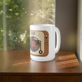 Taza De Café Mug retro volcánico