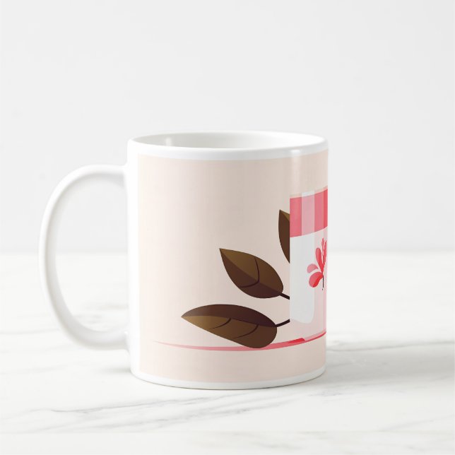Taza De Café Mug Rojo En Mug (Izquierda)