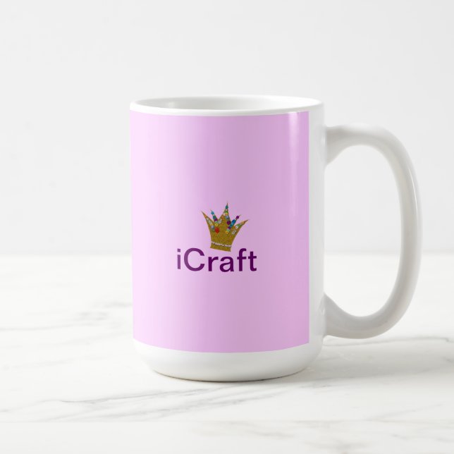 Taza De Café Mug rosa de iCraft (Derecha)