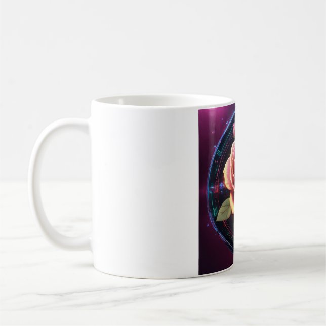 Taza De Café Mug Rosa del patrimonio (Izquierda)