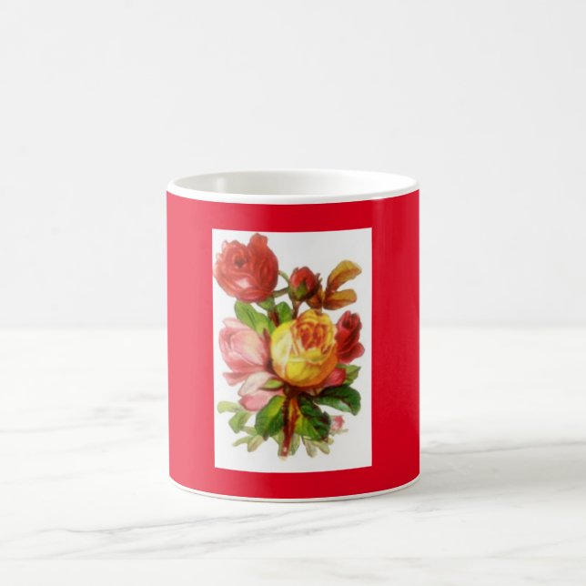 Taza De Café Mug Rosa inglés (Centro)
