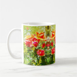 Taza De Café Mug - Rosas Naranjas