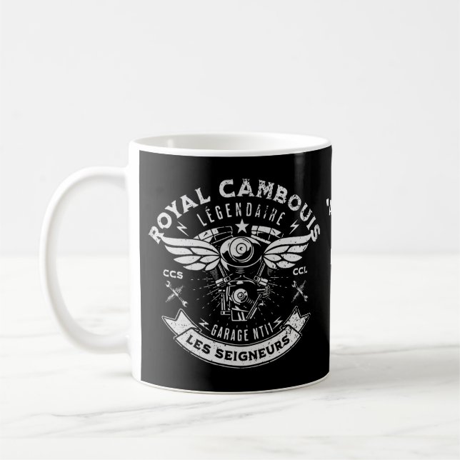 Taza De Café Mug Royal Cambouis - Garage Légendaire  (Izquierda)