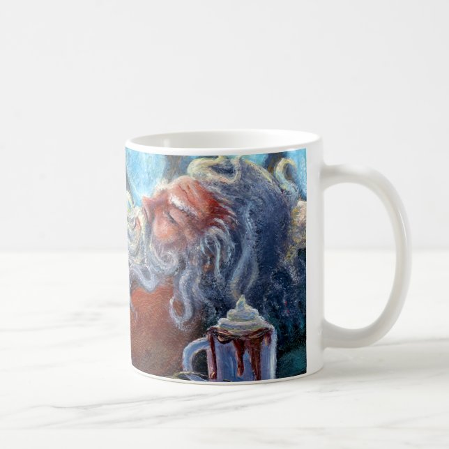 Taza De Café Mug "Santa Napping" (Derecha)