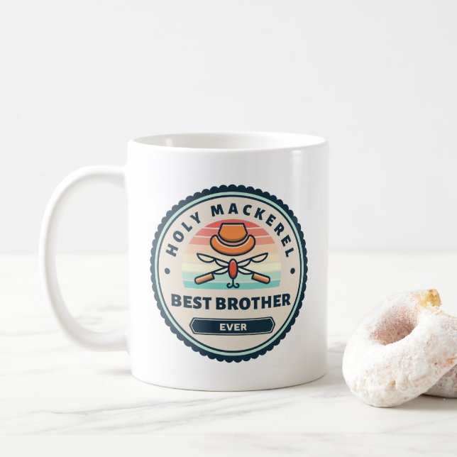 Taza De Café ¡Mug - Santo Caballa! Mejor Hermano (Con donut)