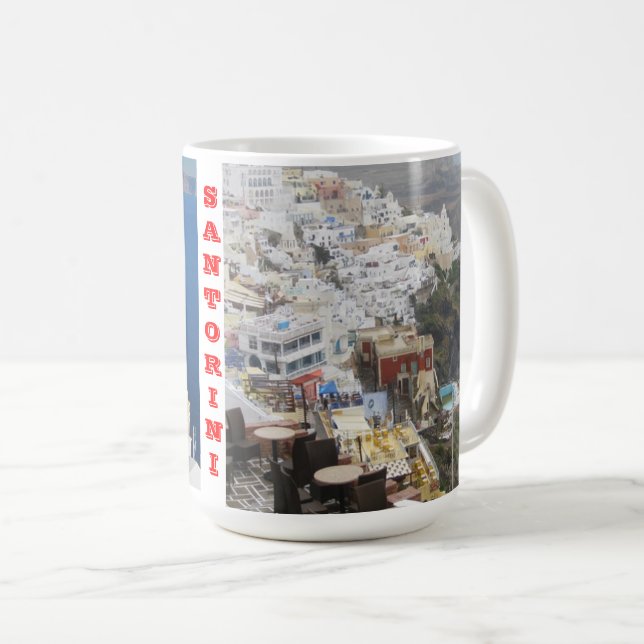 Taza De Café Mug Santorini (Anverso derecho)