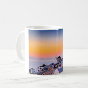 Taza De Café Mug Santorini Grecia