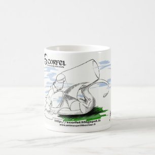 Taza De Café Mug Scorfel bouteille