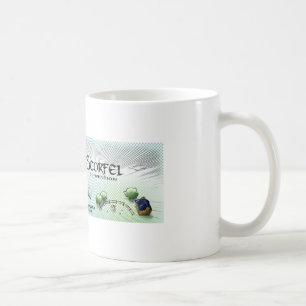 Taza De Café Mug Scorfel - dragón azul