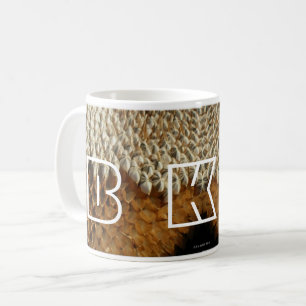 Taza De Café Mug - Semillas de girasol con iniciales