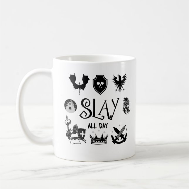 Taza De Café Mug "Slay All Day" (Izquierda)