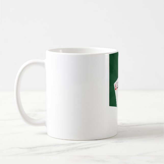 Taza De Café Mug solitaire carte (Izquierda)
