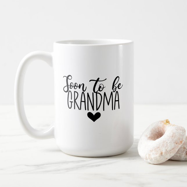 Taza De Café Mug - Soon To Be Grandma (Con donut)