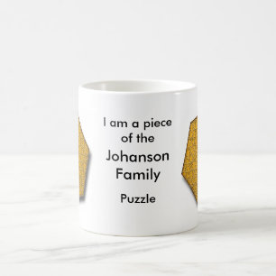 Taza De Café Mug - Soy una pieza del rompecabezas de la familia