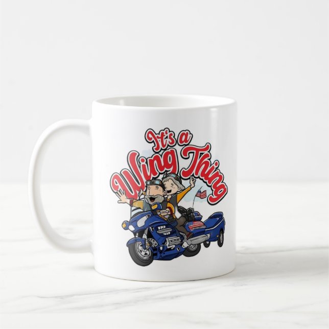 Taza De Café Mug Special goldwing (Izquierda)
