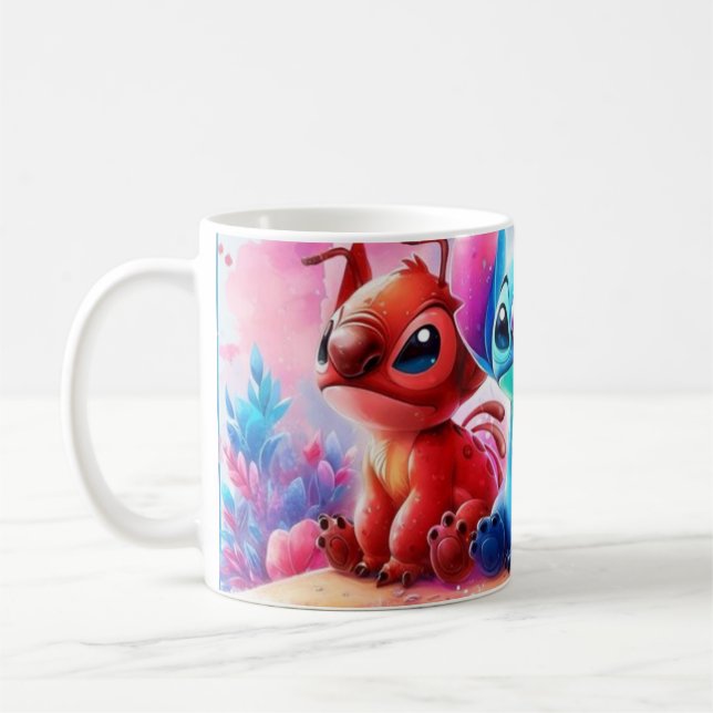 Taza De Café MUG  Stitch (Izquierda)
