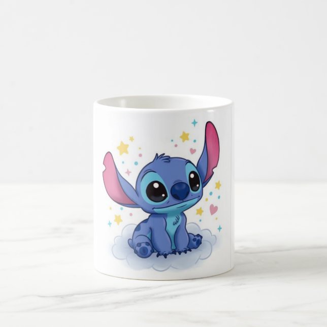 Taza De Café Mug - Stitch themed (Centro)