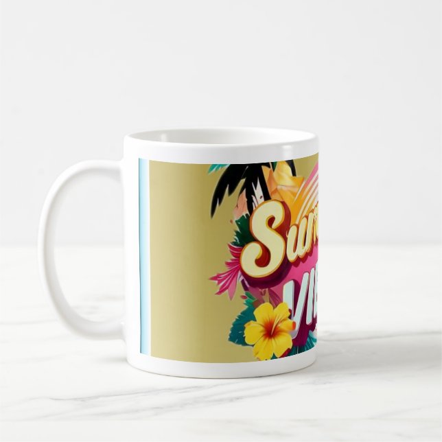 Taza De Café Mug Summer Vibes (Izquierda)