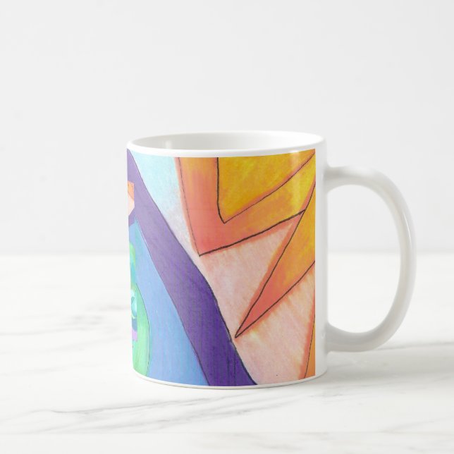 Taza De Café Mug-Surf, arena y sol (Derecha)