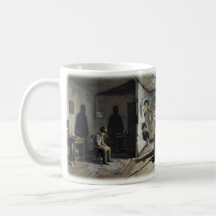 Taza De Café Mug Surrealista de Paredes Rotas Vivas de Maduraci