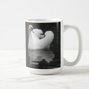 Taza De Café Mug Swan Natación