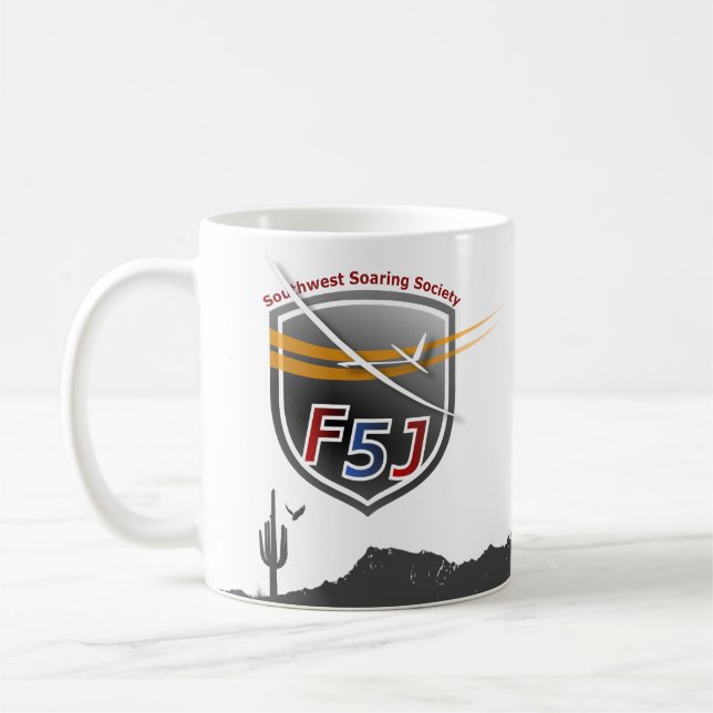 Taza De Café Mug - SWSS F5J - Edición "En el rancho" (Izquierda)